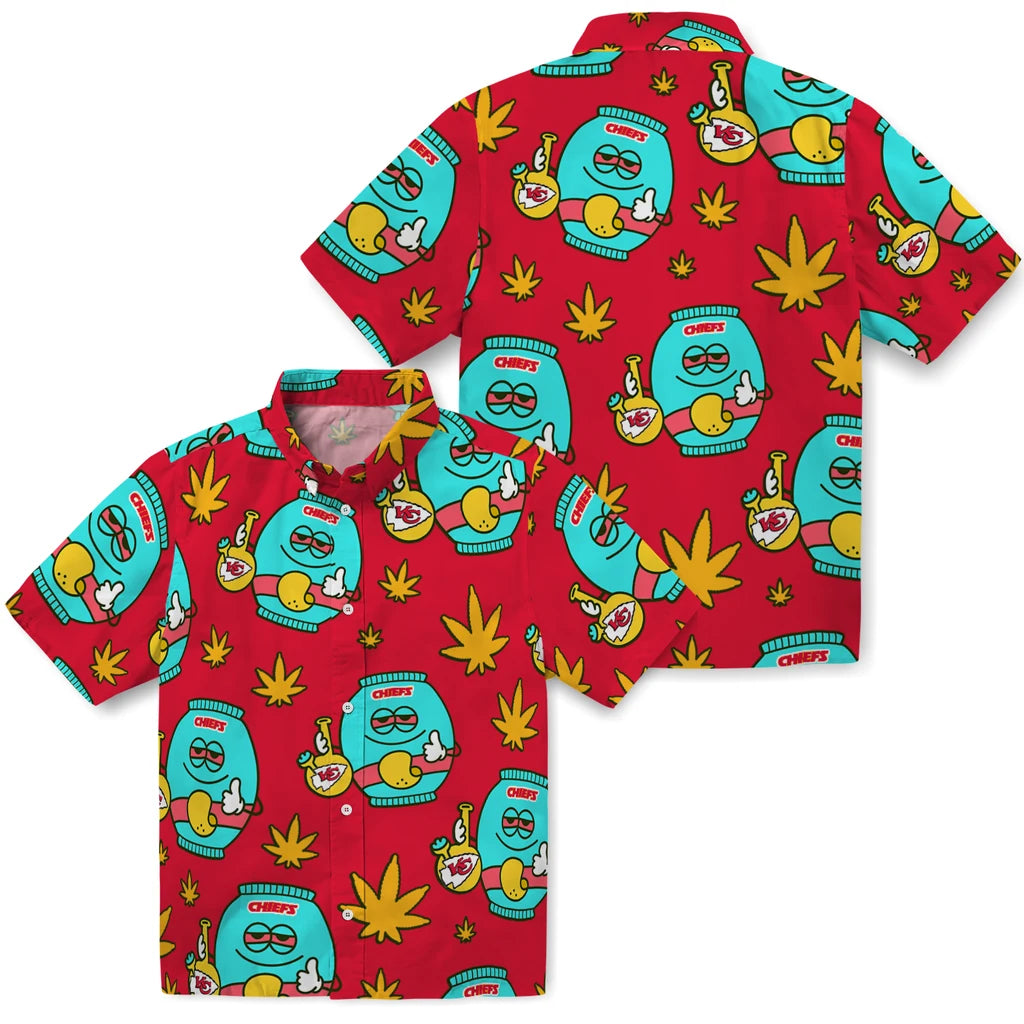 Kansas City Chiefs Hawaiian Shirt - Chill Vibe | Moonbestprint