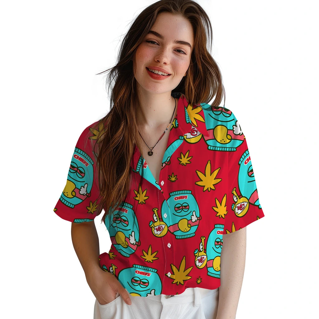 Kansas City Chiefs Hawaiian Shirt - Chill Vibe | Moonbestprint