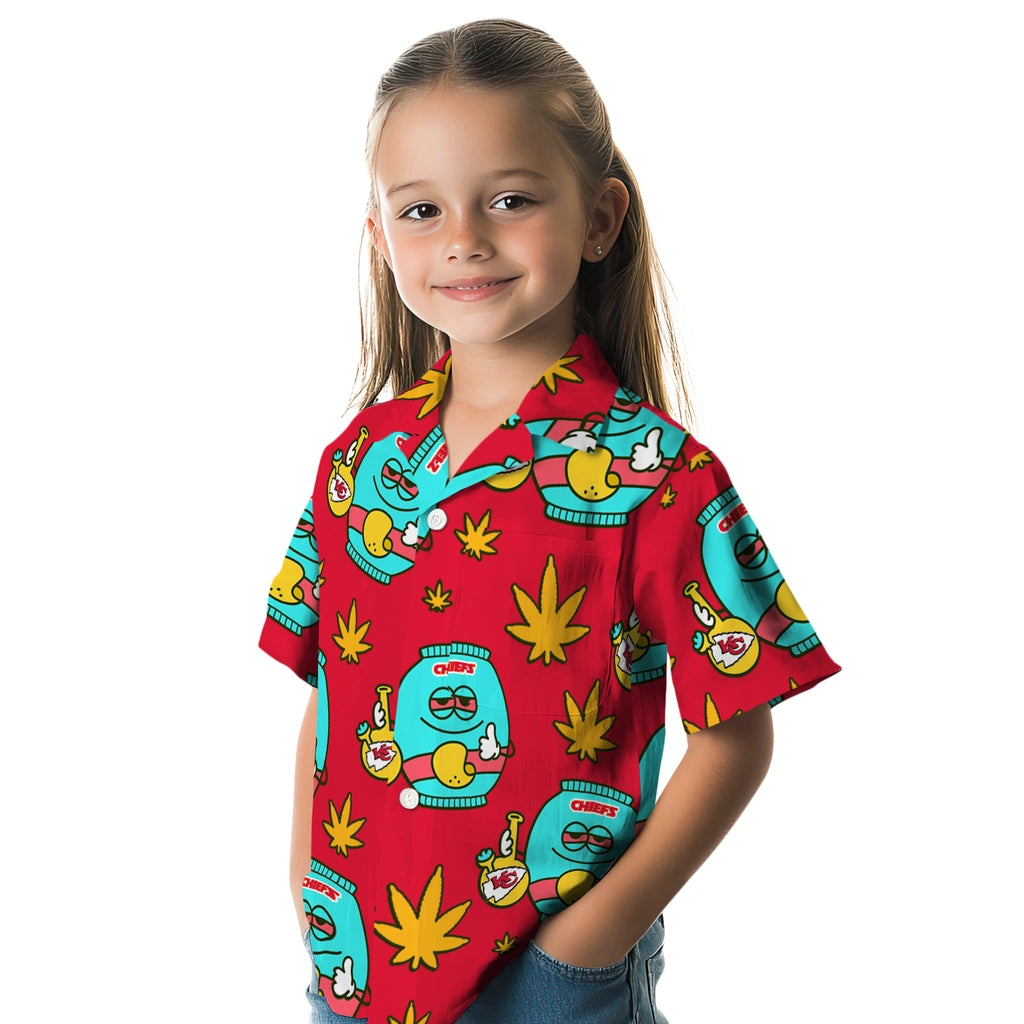 Kansas City Chiefs Hawaiian Shirt - Chill Vibe | Moonbestprint