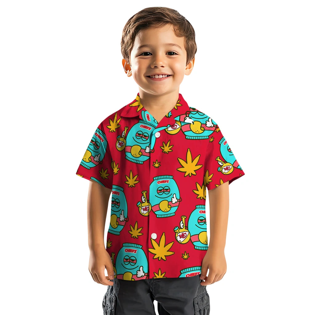Kansas City Chiefs Hawaiian Shirt - Chill Vibe | Moonbestprint