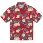 Kansas City Chiefs Hawaiian Shirt - Flamingo and Hibiscus | Moonbestprint