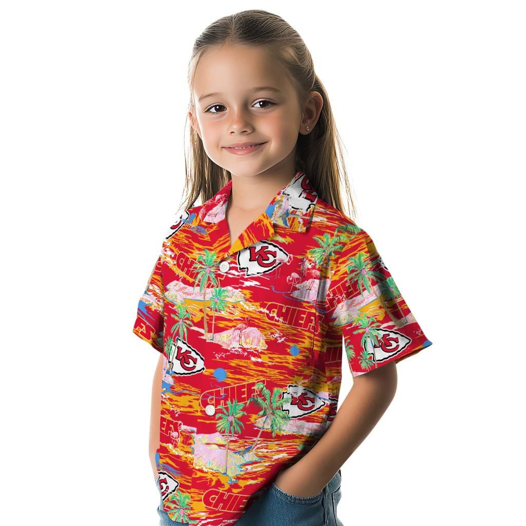 Kansas City Chiefs Flamingo Retreat 2026 Hawaiian Shirt – Moonbestprint