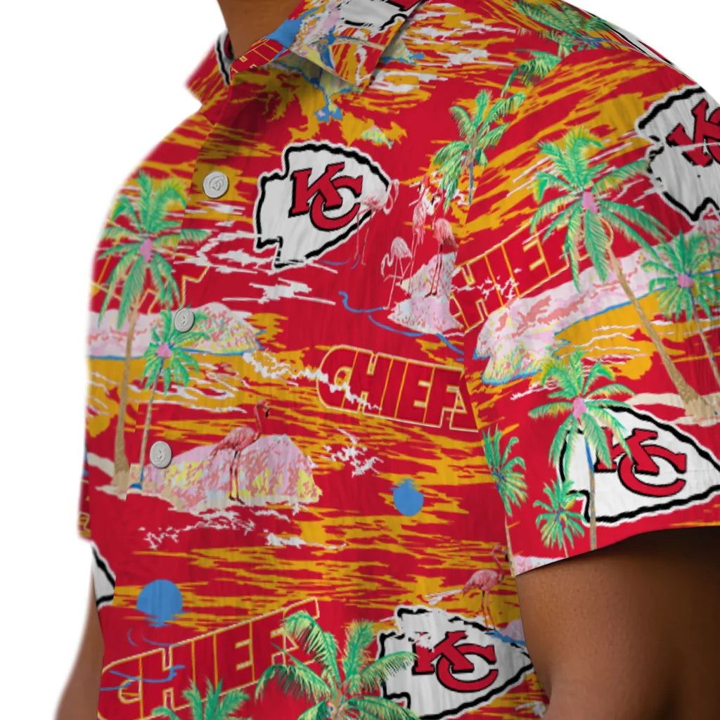 Kansas City Chiefs Flamingo Retreat 2026 Hawaiian Shirt – Moonbestprint