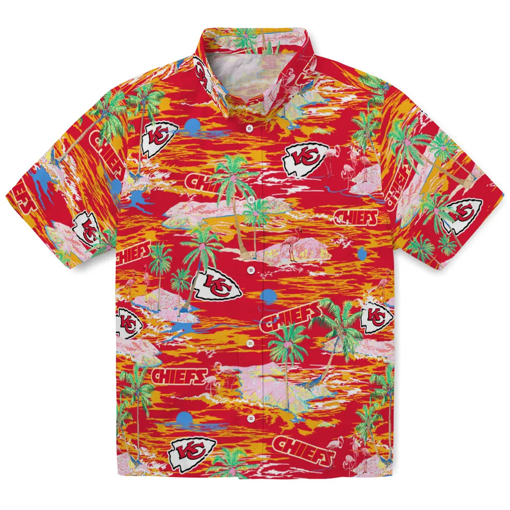 Kansas City Chiefs Hawaiian Shirt - Hawaii Island | Moonbestprint
