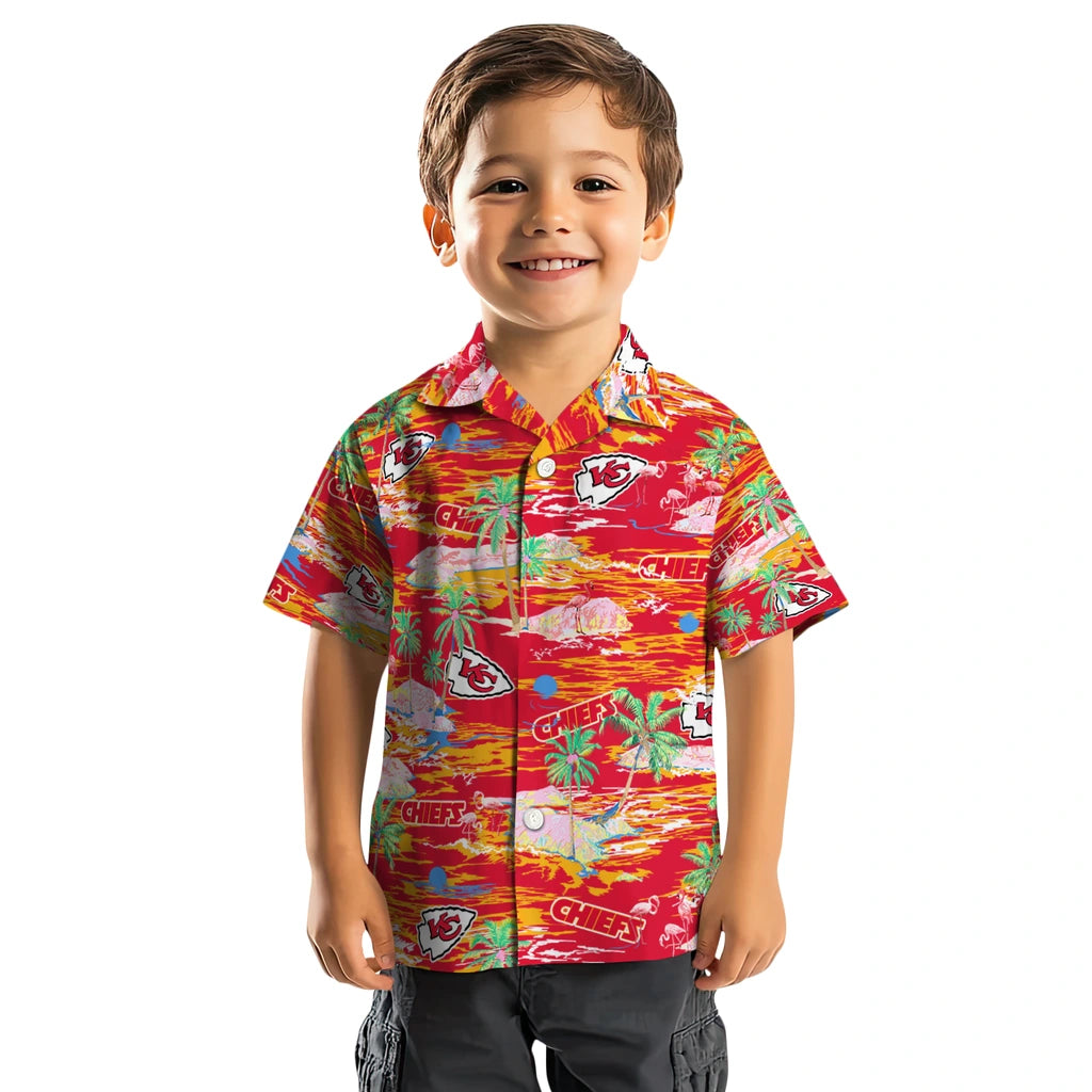 Kansas City Chiefs Hawaiian Shirt - Hawaii Island | Moonbestprint