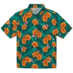 Kansas City Chiefs Hawaiian Shirt - Hibiscus and Palm Leaves | Moonbestprint