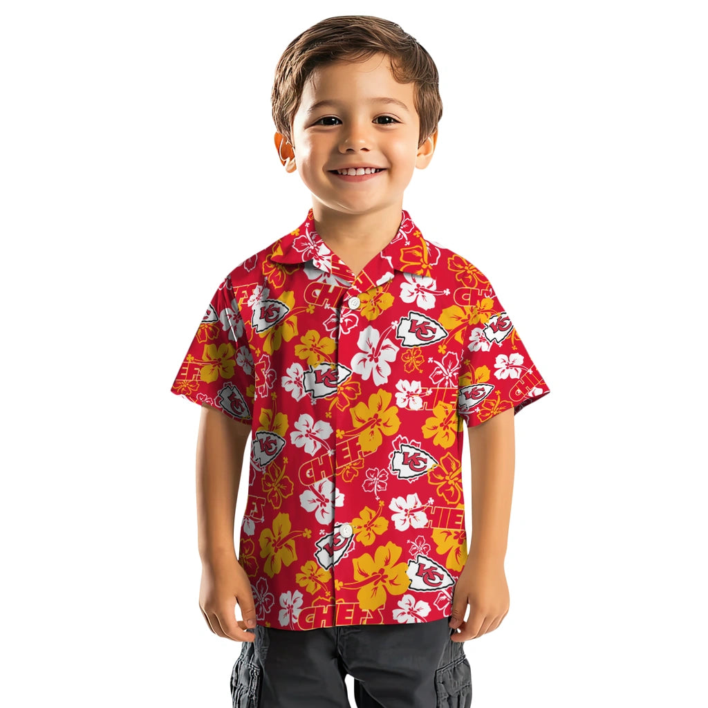 Kansas City Chiefs Hibiscus Bloom Hawaiian Shirt – Moonbestprint