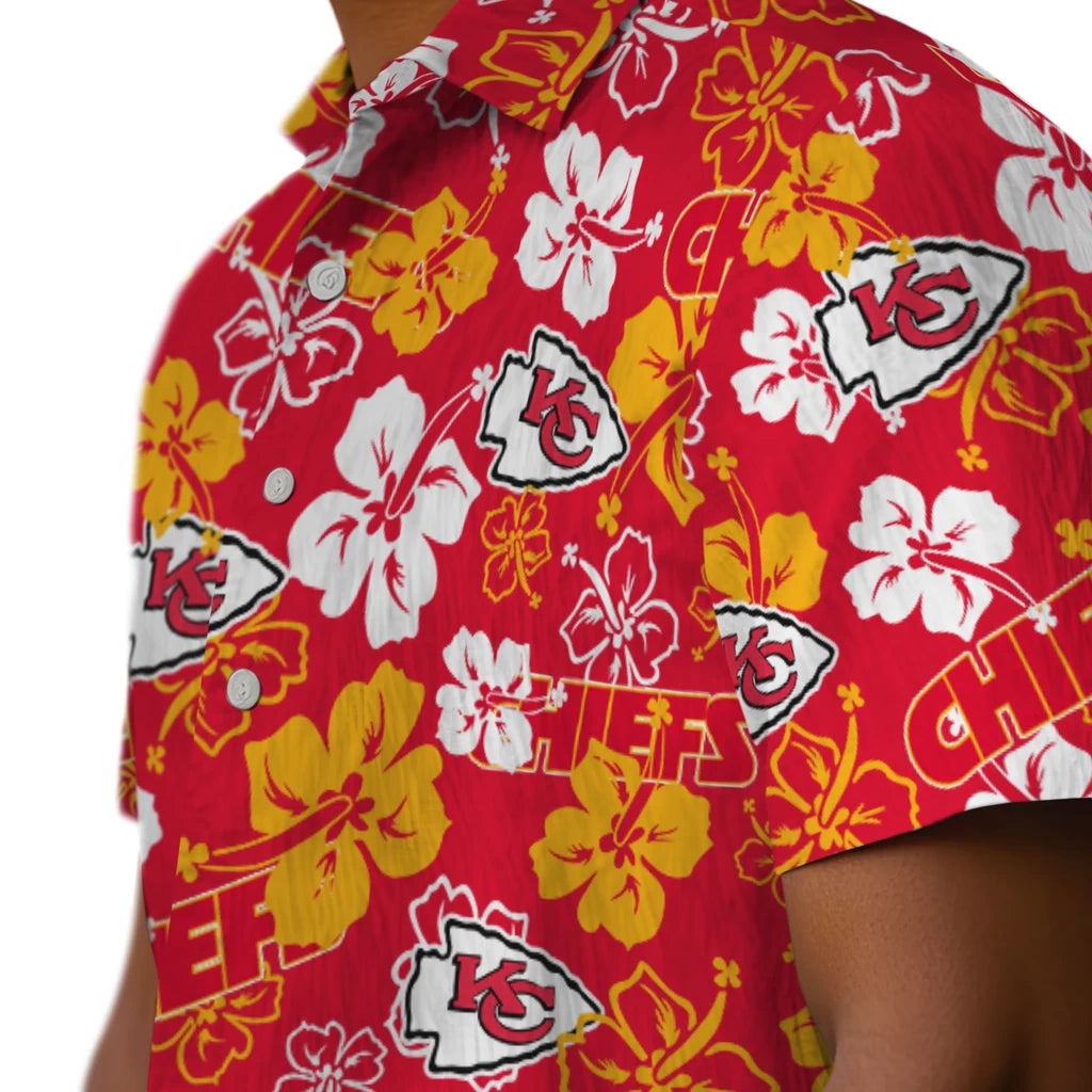 Kansas City Chiefs Hibiscus Bloom Hawaiian Shirt – Moonbestprint