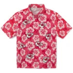 Kansas City Chiefs Hawaiian Shirt - Hibiscus Cluster | Moonbestprint