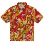 Kansas City Chiefs Hawaiian Shirt - Palm Leaves | Moonbestprint