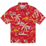 Kansas City Chiefs Hawaiian Shirt - Palm Tree Island | Moonbestprint