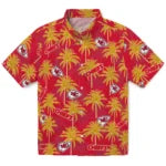 Kansas City Chiefs Hawaiian Shirt - Palm Tree Motif | Moonbestprint