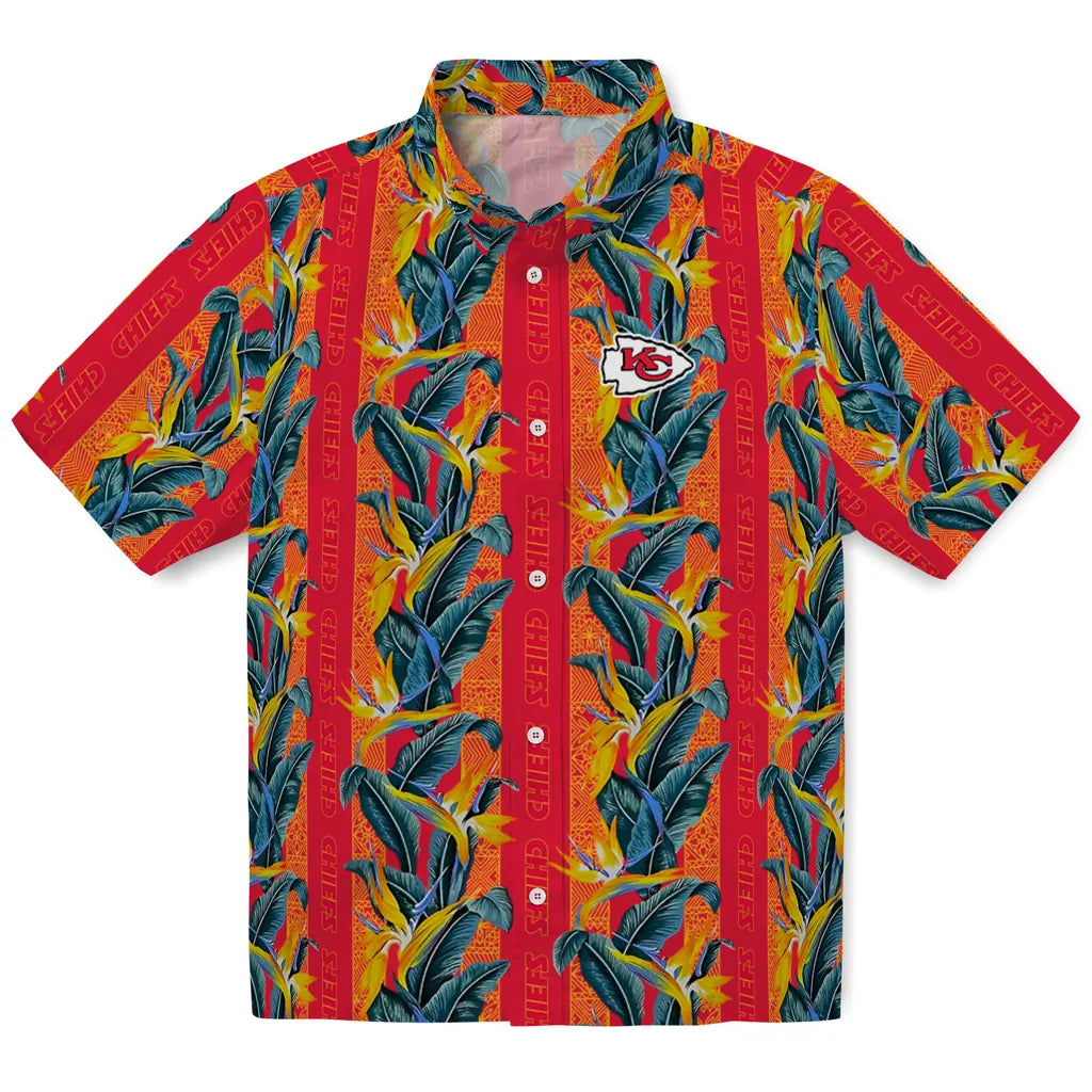 Kansas City Chiefs Hawaiian Shirt - Paradise Vines | Moonbestprint