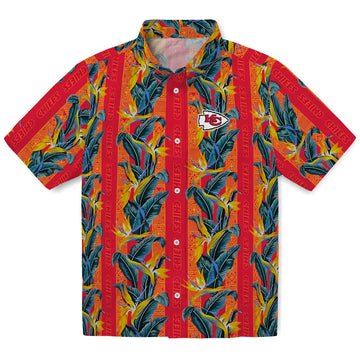 Kansas City Chiefs Hawaiian Shirt - Paradise Vines | Moonbestprint