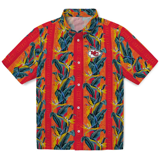 Kansas City Chiefs Hawaiian Shirt - Paradise Vines | Moonbestprint