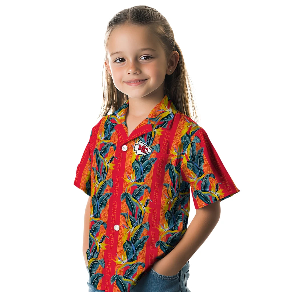 Kansas City Chiefs Hawaiian Shirt - Paradise Vines | Moonbestprint