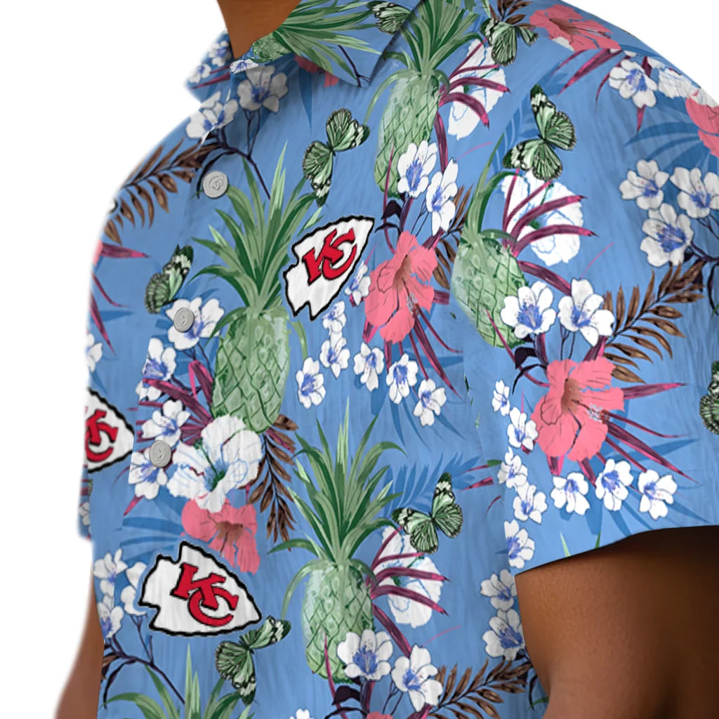 Kansas City Chiefs Hawaiian Shirt - Pineapple Bouquet | Moonbestprint