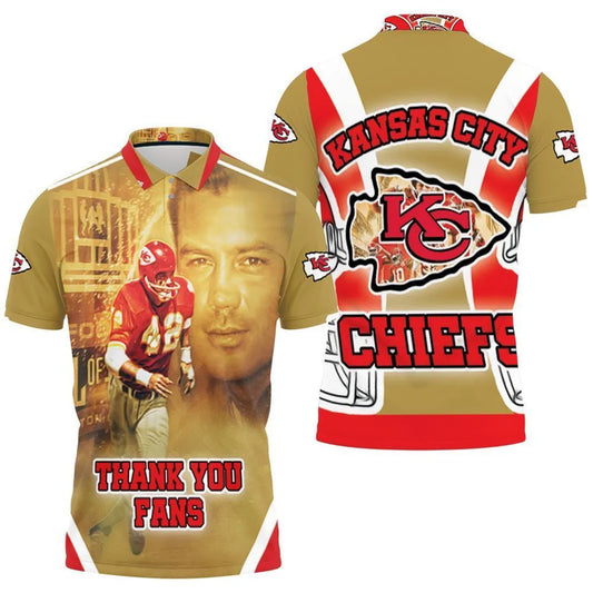 Kansas City Chiefs Johnny Robinson 42 Polo Shirt - Moonbestprint