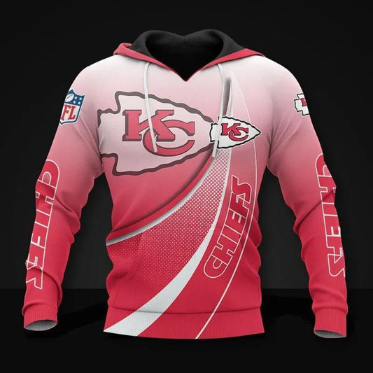 Kansas City Chiefs NFL 3D All Over Print Hoodie -Moonbestprint