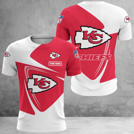 Kansas City Chiefs Personalized Swirl 3D Polo Shirt - Moonbestprint