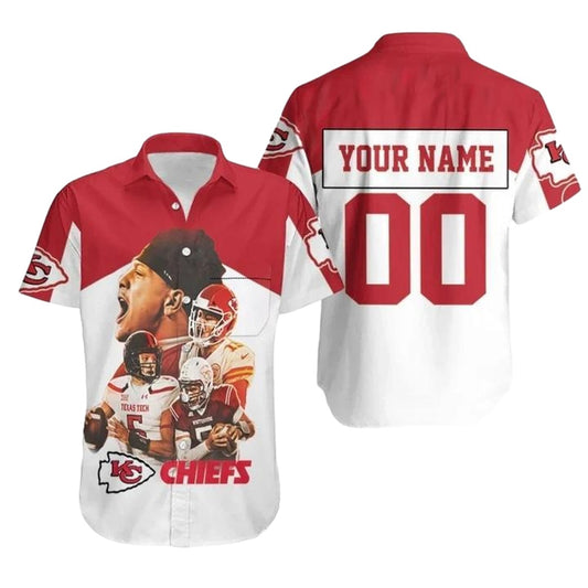 Personalized Kansas City Chiefs Qb Legend Graphic Hawaiian Shirt - Unisex - Moonbestprint