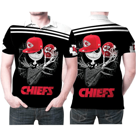 Kansas City Chiefs Skull Fanatic Polo Shirt - Moonbestprint