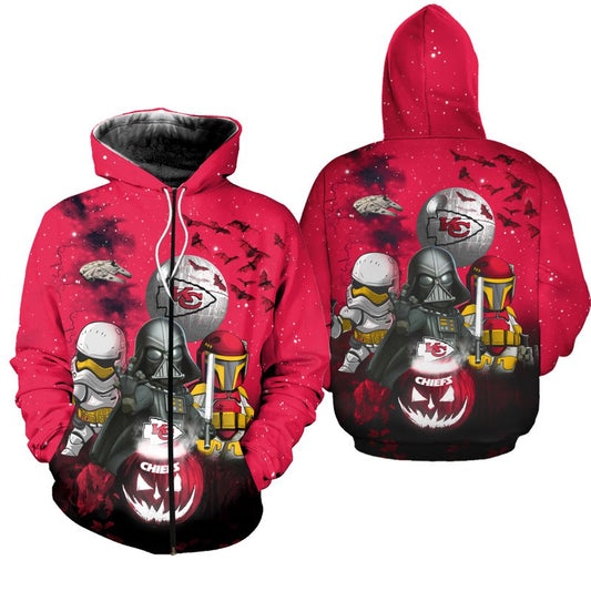 Kansas City Chiefs Star Wars Hoodie Zip Up Hoodienew023310 - Moonbestprint