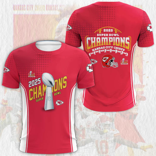 Kansas City Chiefs Super Bowl Champions LIX 2025 Polo Shirt - Moonbestprint