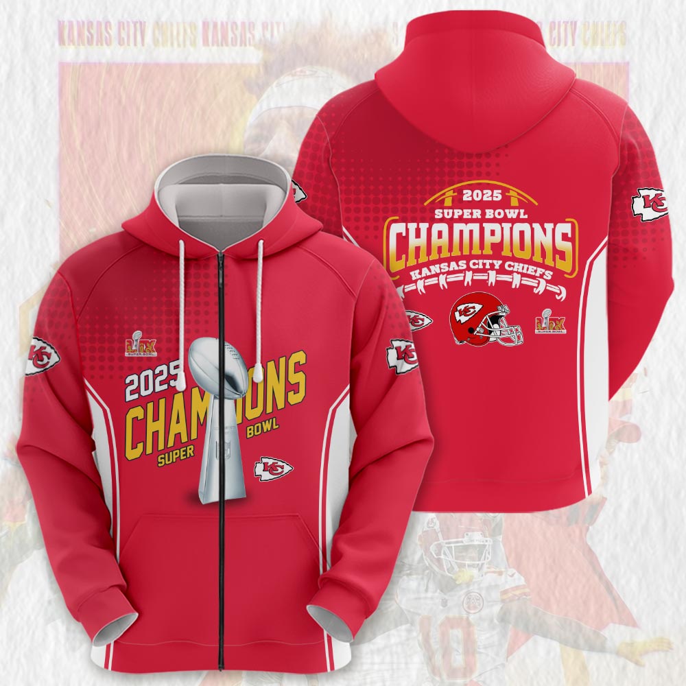 Kansas City Chiefs Super Bowl Champions LIX 2025 Polo Shirt - Moonbestprint