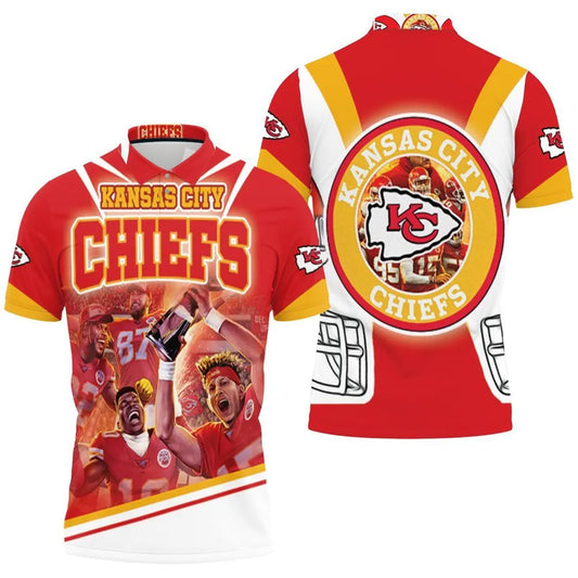 Kansas City Chiefs Victory Glory 3D Polo Shirt - Moonbestprint