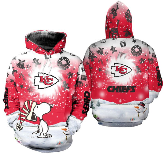 Kansas City Chiefs Xmas Snp Hoodie Zip Up Hoodie Nla028810 - Moonbestprint