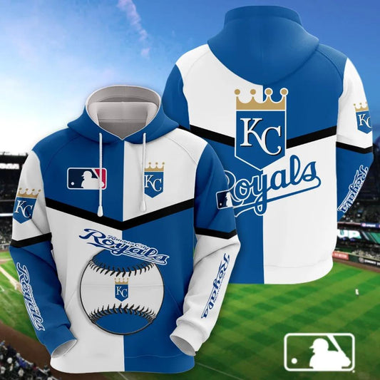Kansas City Royals 3D MLB All Over Print Hoodie -Moonbestprint
