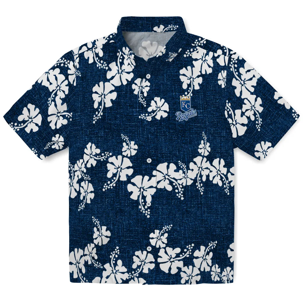 Kansas City Royals Hawaiian Shirt - 50th State Flower | Moonbestprint
