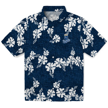 Kansas City Royals Hawaiian Shirt - 50th State Flower | Moonbestprint