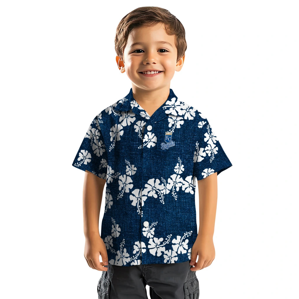 Kansas City Royals Hawaiian Shirt - 50th State Flower | Moonbestprint