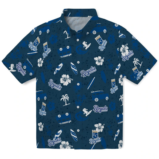 Kansas City Royals Hawaiian Shirt - Beach Vibe | Moonbestprint