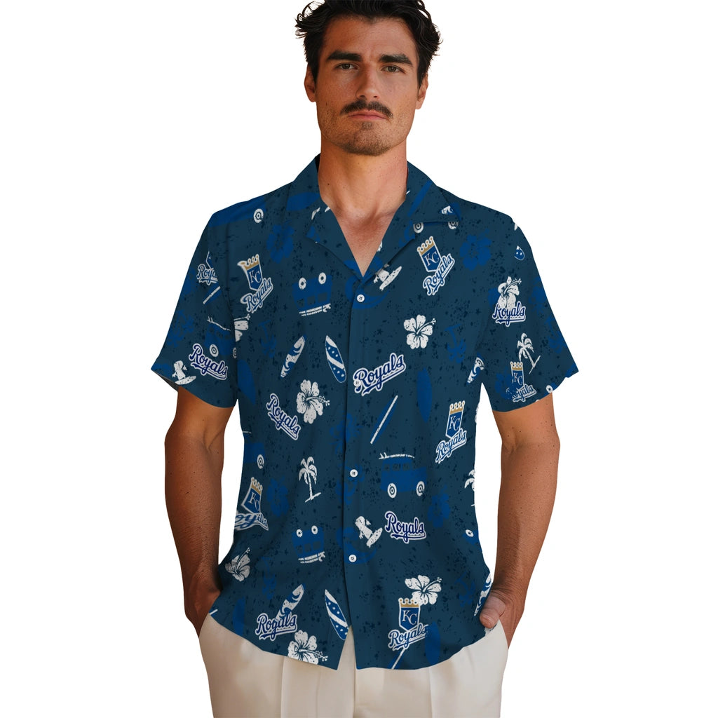 Kansas City Royals Hawaiian Shirt - Beach Vibe | Moonbestprint