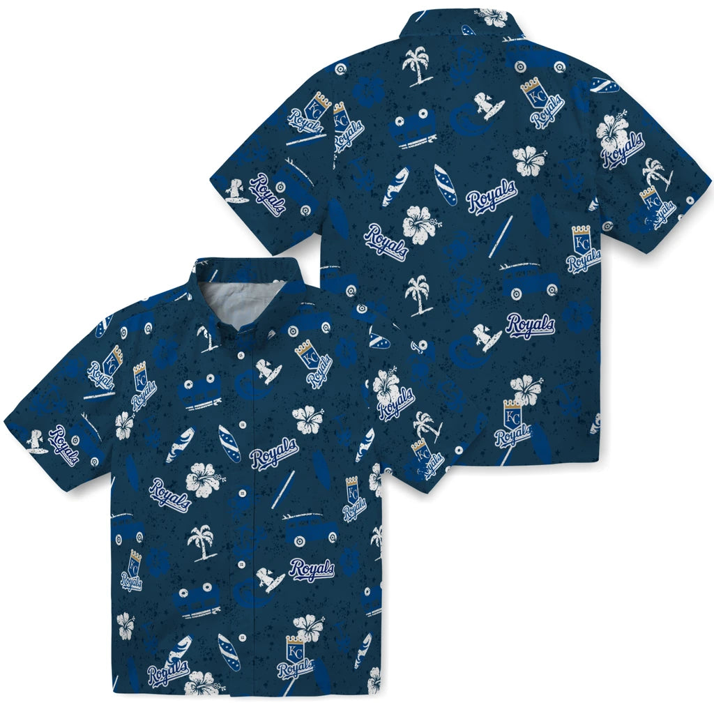 Kansas City Royals Hawaiian Shirt - Beach Vibe | Moonbestprint
