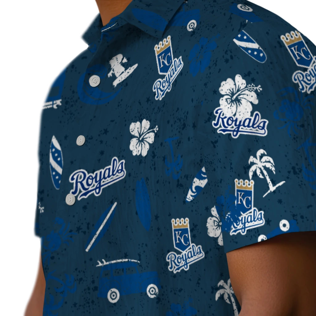 Kansas City Royals Hawaiian Shirt - Beach Vibe | Moonbestprint
