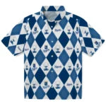 Kansas City Royals Hawaiian Shirt - Golfing Plaid | Moonbestprint