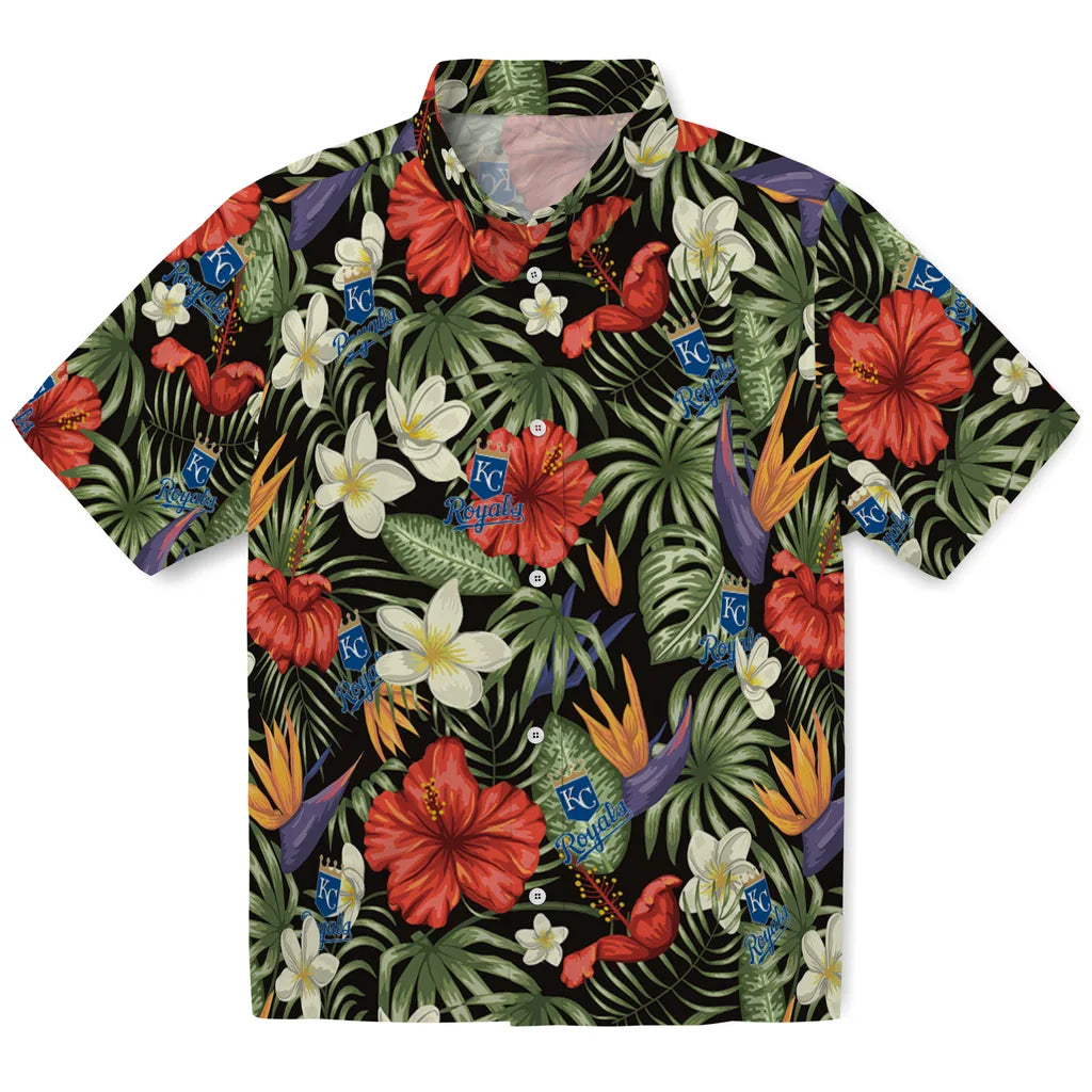 Kansas City Royals Hawaiian Shirt - Hawaii Floral Hibiscus | Moonbestprint