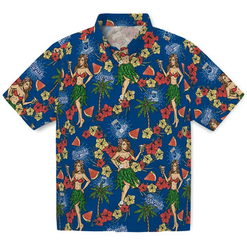Kansas City Royals Hawaiian Shirt - Hawaiian Girls Design | Moonbestprint