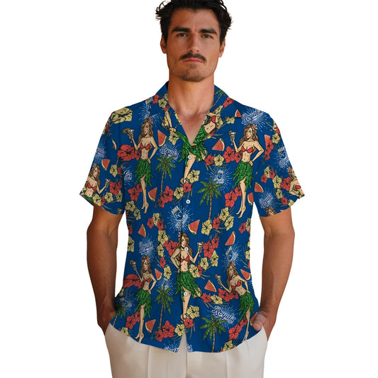 Kansas City Royals Hawaiian Shirt - Hawaiian Girls Design | Moonbestprint