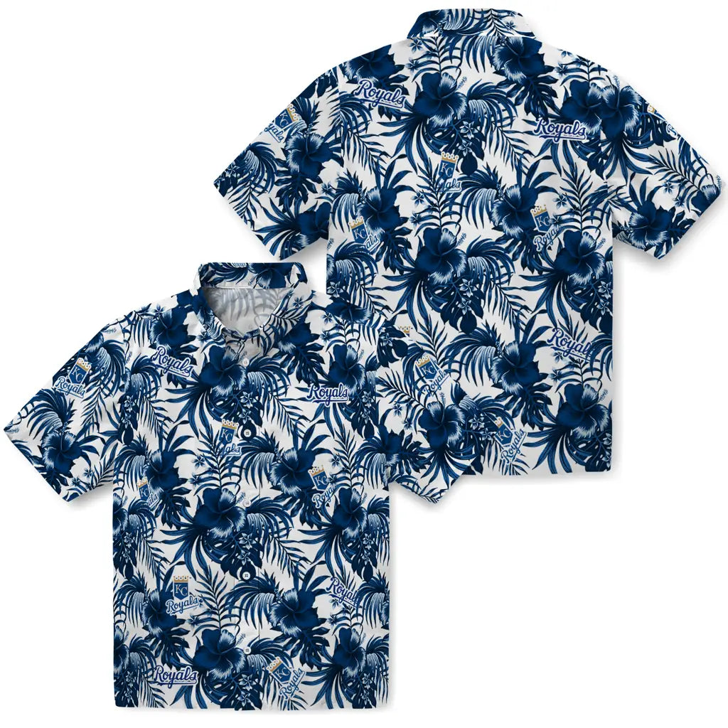 Kansas City Royals Hawaiian Shirt - Hibiscus Exotic | Moonbestprint