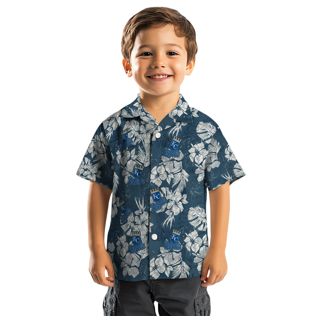 Kansas City Royals Hawaiian Shirt - Hibiscus Flowers | Moonbestprint