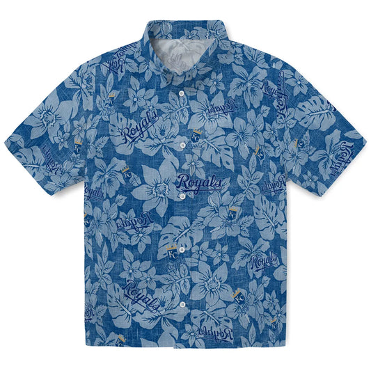 Kansas City Royals Hawaiian Shirt - Hibiscus Oasis | Moonbestprint
