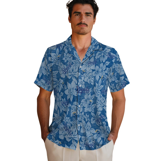 Kansas City Royals Hawaiian Shirt - Hibiscus Oasis | Moonbestprint