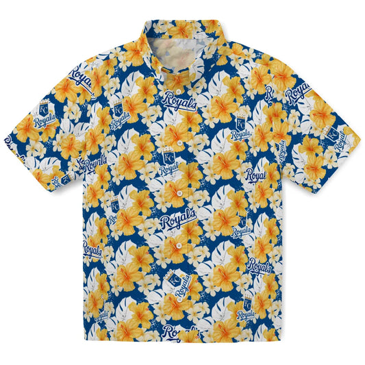 Kansas City Royals Hawaiian Shirt - Hibiscus Tropics | Moonbestprint