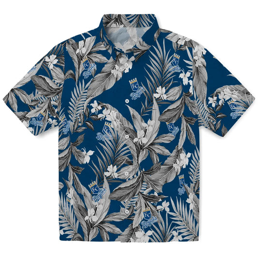 Kansas City Royals Hawaiian Shirt - Palm Leaves | Moonbestprint