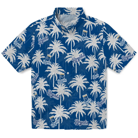 Kansas City Royals Hawaiian Shirt - Palm Tree Motif | Moonbestprint
